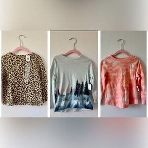 Old Navy 3T Girls Long Shirt Bundle, NWT (3 Pieces)